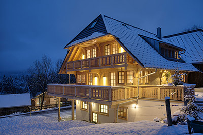 Winterstimmung auf dem Weberhof