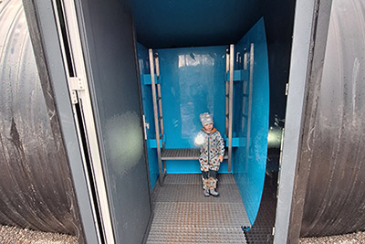 Frisches Wasser aus unserer hofeigenen Quelle